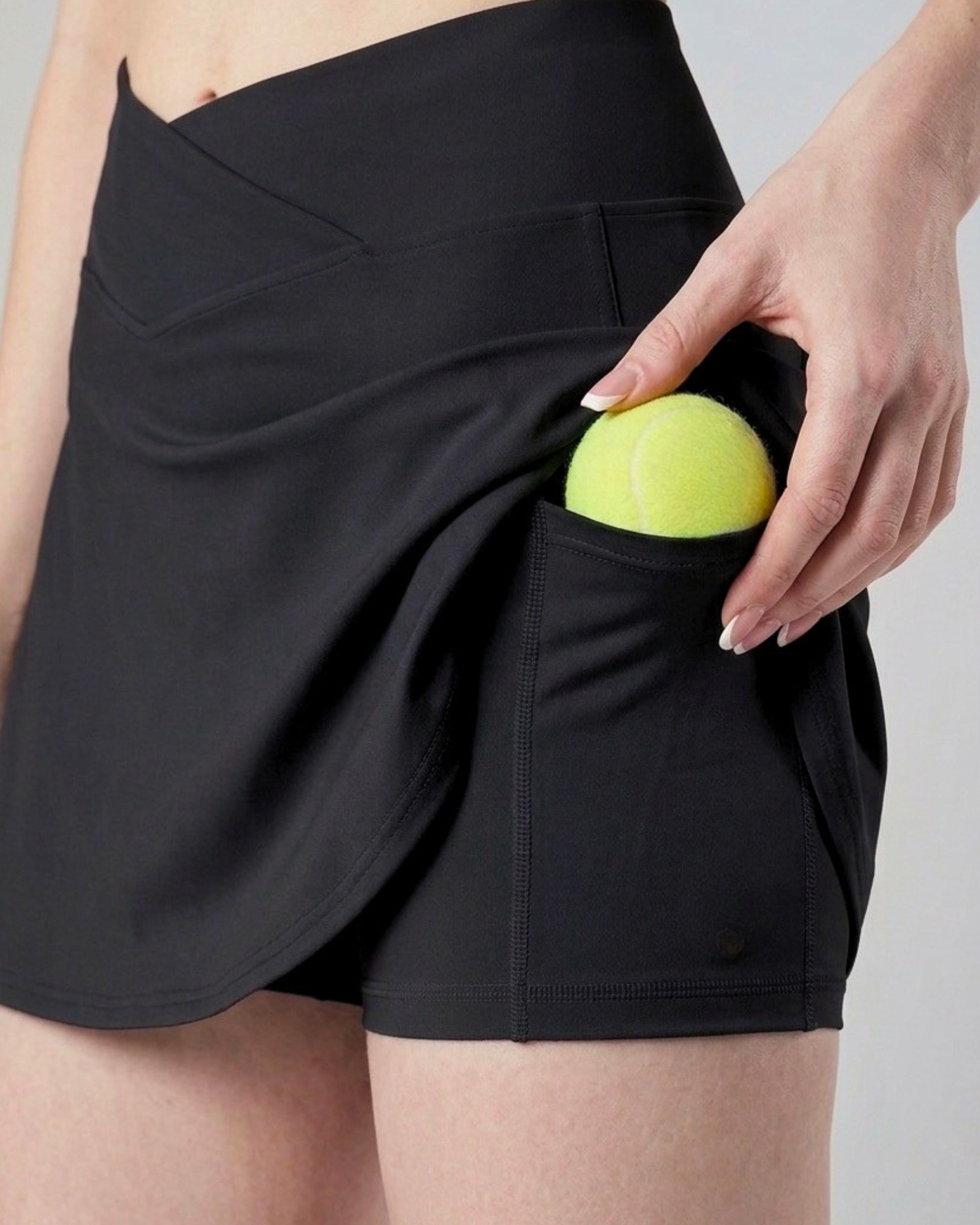 V-Waist Tennis Skirt