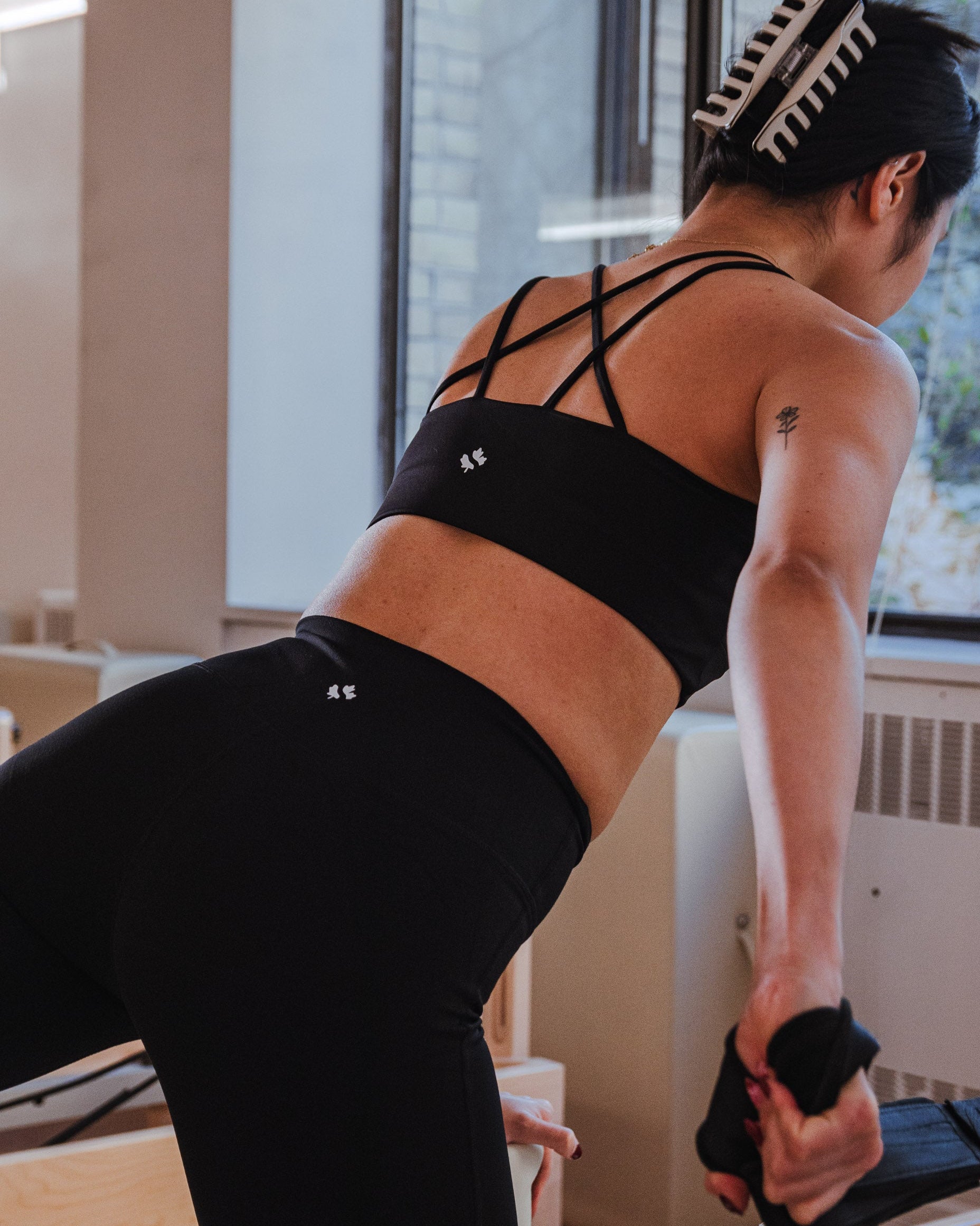 Cross Back Sports Bra - Medium Support Workout Bra | SYLEN Premium